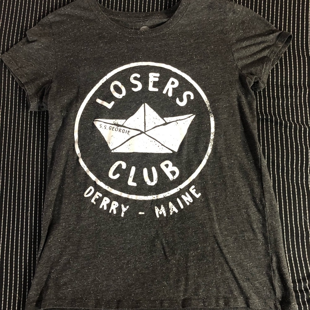 Stephen King’s IT Losers Club Gray Shirt